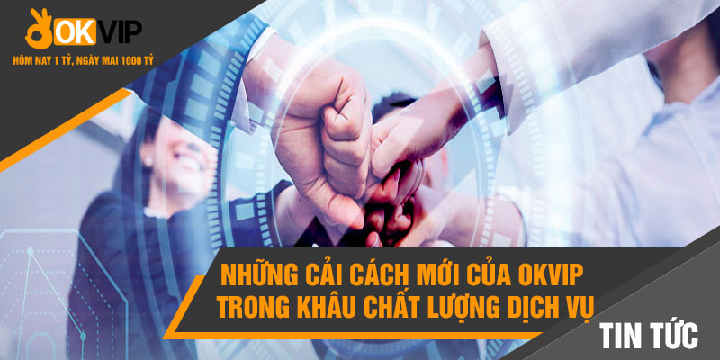 Những Cải Cách Mới Của Okvip Cho Hoạt Động Trong 3 Năm Tới 2 Những cải cách mới của Okvip trong khâu chất lượng dịch vụ